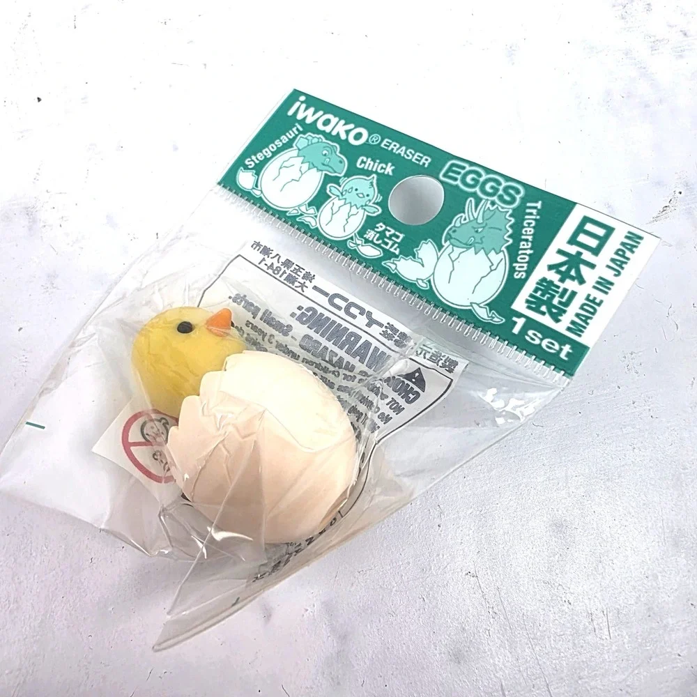 Lot of 10 Iwako Japanese 3D Puzzle Erasers Spring Themed Chicks Bunnies Frog NEW